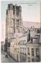 Postcard Tower Of St Jacques Church Antwerp Belgium 1905 - £1.67 GBP