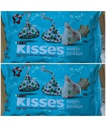 Hershey&#39;s Kisses ~ Sugar Cookie White Chocolate Candy 9 oz BB 6/25 ~ 2 B... - $21.73