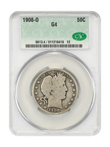 1908-O 50C CACG G4 - $50.93