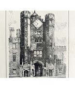 Saint James Palace 1901 Victorian London Print Art United Kingdom Antiqu... - $67.90 CAD