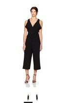 Julian Taylor Womens Solid Belted Jumpsuit, Black, Size 16 - $35.64