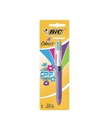 BiC 4 Colours Fashion Grip Ballpoint Pen - Blister Pack of 1  - $12.00