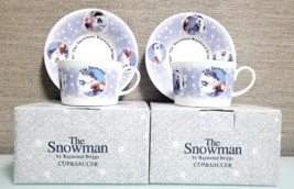 The Snowman Cup and Saucer Set SONY PLAZA 1995 with Box Old Rare - £131.45 GBP