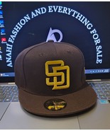 MLB-San Diego Padre 59FIFTY Fitted New Era Brown/yellow Hat  New - $494.95 MXN