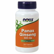 NOW Supplements, Panax Ginseng 500 mg, 100 Capsules - £12.83 GBP