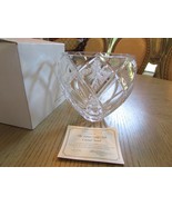 LENOX CRYSTAL GOLD CLUB BOWL #095014 HALLMARKED BOXED MINT  7.25&quot; COA ST... - $47.47