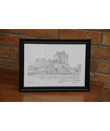 Eilean Donan castle, Scotland, Eilean Donan art, Eilean Donan pencil dra... - £47.54 GBP