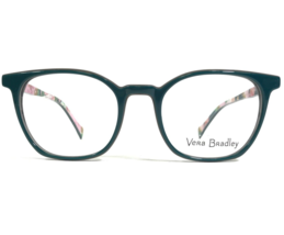 Vera Bradley Eyeglasses Frames Wren Superbloom Green Pink Floral 51-20-135 - £29.62 GBP