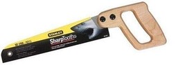 Stanley 20-221 10&quot; 12 Points Per Inch SharpTooth Mini Utility HAND Saw 6227847 - £29.84 GBP