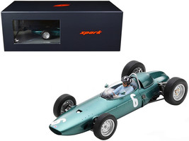 BRM P57 #6 Graham Hill Winner F1 Formula One Monaco GP 1963 w Driver Figure Acry - £169.78 GBP
