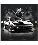 1982 Chevy Corvette Poster - 33.1&quot; x 33.1&quot; - Semi Gloss - $52.54 CAD
