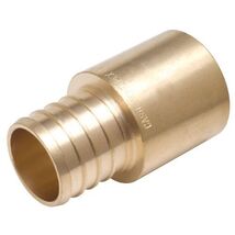 SharkBite 1 Inch Crimp MNPT Male Sweat Adapter, Brass Plumbing Fittings,... - $25.94 CAD