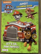 Paw Patrol Jumbo Coloring Book Let&#39;s Go Paw Patrol NEW - £4.49 GBP
