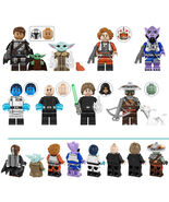 8Pcs The Mandalorian and Grogu Minifigures Thrawn Zeb Orrelios Mini Bloc... - $23.89
