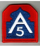5th ARMY PATCH - FULL COLOR - $3.96
