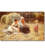 Frederick Morgan Country Painting Ceramic Tile Mural BTZ06508 - $328.24 CAD+