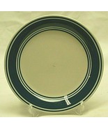 Mainstays Casual Banded Cobalt Blue Stoneware Salad Plate 7&quot; Dinnerware - £13.23 GBP