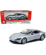 2019 Ferrari Roma Type F169 - 1/24 Scale Diecast Model by Bburago - SILV... - $710.18 MXN