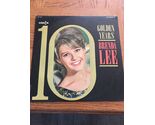 BRENDA LEE - 10 GOLDEN YEARS - ORIGINAL 1966 LP Record Album - - $25.15