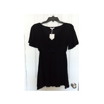 Gianni Bini Black Short Sleeve Dress Elastic Waist Round Neck dress in Size S - £34.92 GBP