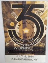 PAT BENATAR / 35th ANNIVERSARY ORIGINAL CONCERT TOUR CLOTH BACKSTAGE PAS... - $10.00