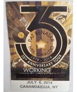 PAT BENATAR / 35th ANNIVERSARY ORIGINAL CONCERT TOUR CLOTH BACKSTAGE PAS... - $10.00
