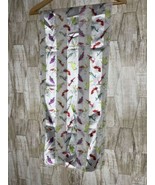 Vintage White Satin Chiffon Scarf with Allover High Heel Shoe Print 13&quot;x... - $395.06 MXN