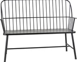 Deco 79 86945 Traditional Metal Outdoor Bench, LARGE SIZE, Black - $471.99