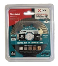 Makita X LOCK Turbo Rim 4 1/2 in Diamond Blade E-07216 - £11.06 GBP