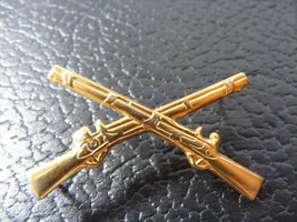 WW2 infantry officers collar pin  M - $24.74