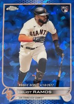 Heliot Ramos Rc 2022 Topps Chrome Update Sapphire Edition #US187 Mlb Sf Giants - £5.00 GBP