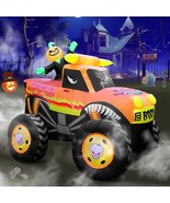 8FT Halloween Inflatable Pumpkin Monster Truck, Inflatable Vehicle Yard ... - $2,358.29 MXN