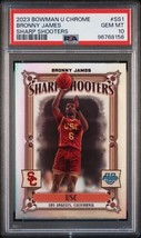 2023 Bowman U Chrome Bronny James Sharp Shooters - PSA 10 Gem Mint - Rar... - $65.26