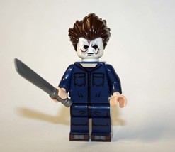 Michael Myers deluxe Horror Halloween Movie Building Minifigure Bricks US - £5.73 GBP