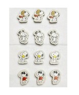 Peanuts Snoopy Set of (12) Erasers, (4) Designs, 2024,  NEW - $10.76 CAD