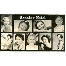 The Senator Hotel vintage Black &amp; White Photo - £63.90 GBP