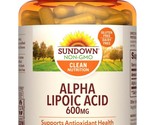 Sundown Naturals Super Alpha Lipoic Acid 600 mg, 60 Capsules - Antioxida... - £24.04 GBP