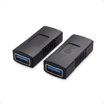Cable Matters 2-Pack USB 3.0 Coupler USB Female to Female Adapter Gender Changer - £12.82 GBP