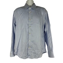 Egara Men&#39;s Non-Iron Slim Fit Long Sleeved Collared Dress Shirt Size XL - £14.05 GBP