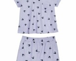 Disney™ ~ Minnie ~ Mickey Mouse ~ 2 Pc. Pajama Set ~ Black on Purple ~ S... - £15.18 GBP