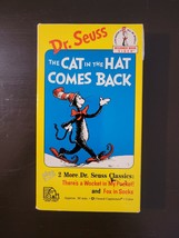 Dr. Seuss The Cat In The Hat Comes Back Random House VHS - £6.27 GBP