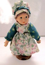 Americana Collection HANNAH 9&quot; Hand Painted Porcelain Doll Birth Certificate - £11.42 GBP