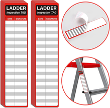 120Pcs Ladder Inspection Stickers Self Adhesive Safety Maintenance Label... - $14.01