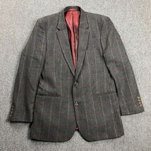 Samuel Windsor Blazer Men&#39;s 40L Gray Window Pane Check 100% Pure New Wool - $867.98 MXN