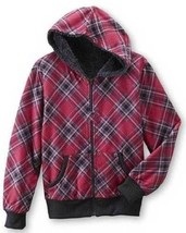 Girls Jacket Fleece Hooded Reversible Zip Front Long Sleeve Plus Size-si... - £22.89 GBP