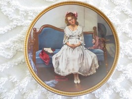 Knowles 8-1/2&quot; Norman Rockwell Waiting At The Dance Collector Plate - £6.29 GBP