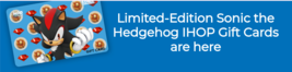 Sonic The Hedgehog Promotional Gift Card IHOP SEGA 2024 Brand New Collec... - £74.30 GBP