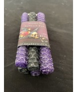 Samhain Black and Purple Beeswax Intention Candles NEW - $13.08