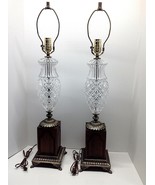 C Falkenstein Table Lamp Cubist Glass Globe Hollywood Regency MCM Gold G... - £204.91 GBP