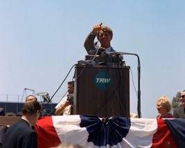 Senator Robert F. Kennedy speaks to supporters at TRW plant New 8x10 Photo - £7.04 GBP